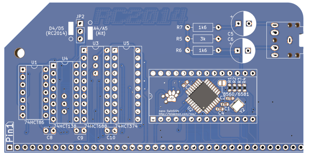 SID-Ulator PCB Render